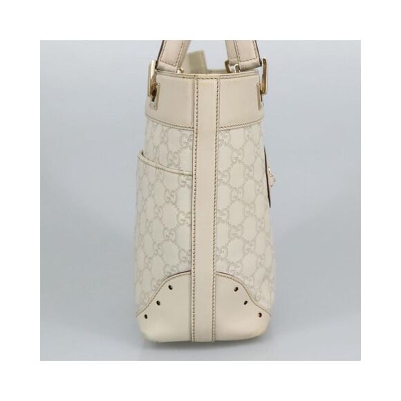 Pre Loved Gucci ssima Women White Shoulder Bags - Picture 4 of 8